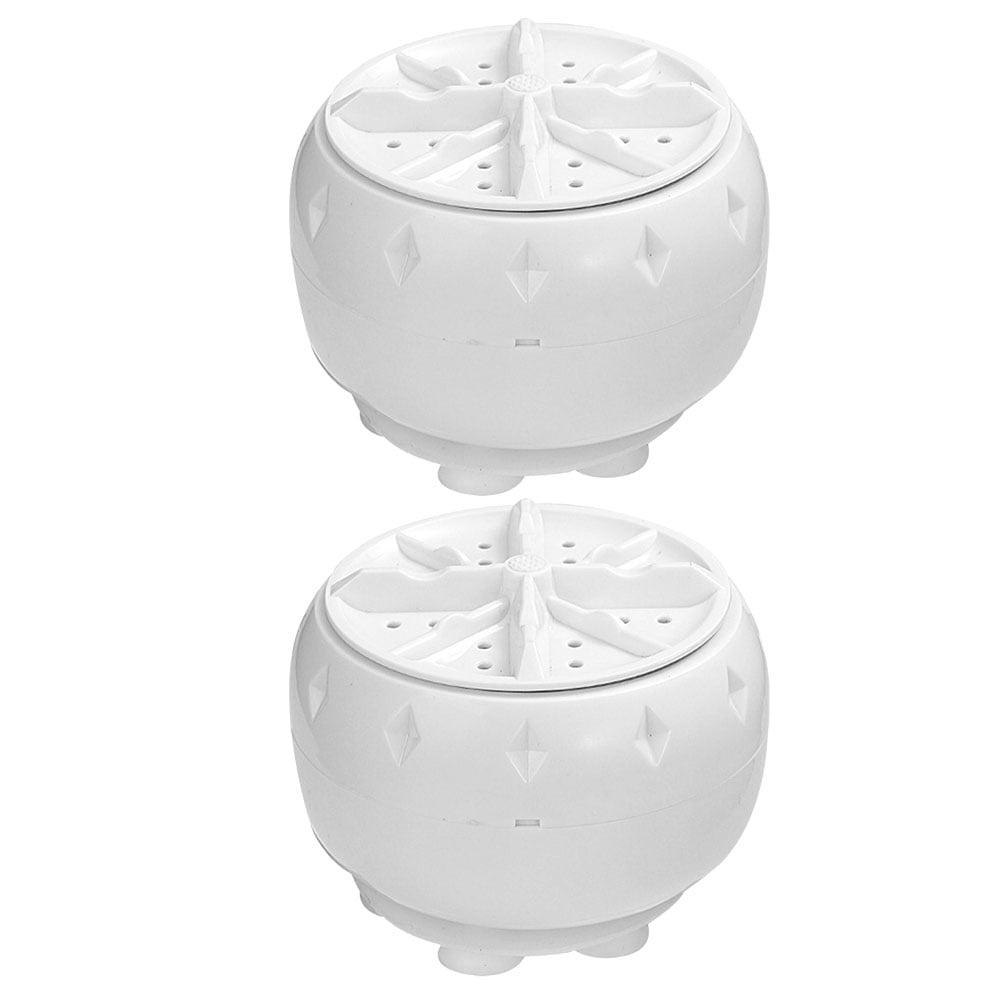 portable laundry washer Plastic White for Laundry Equipment Portable 2Pcs