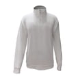 thumbnail image 3 of Men's Shirts 2025 Men's Autumn And Winter Long Sleeved V Neck Zipper Casual Solid Color Top, 3 of 3