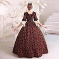thumbnail image 5 of KEMAO Rococo Victorian Renaissance Costumes Baroque Marie Antoinette Dresses Historical Period 18th Century Ball Gown, 5 of 5