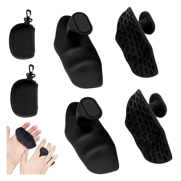 4Pcs Weight Lifting Grips for Men Women, Ergonomics Workout Rubber Fingerless Gym Grips, Grip for Exercise Bodybuilding,Deadlifts, Exercise, Weight Lifting, Dumbbell