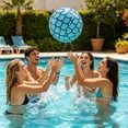 thumbnail image 5 of Voglyf Beach Balls, 25.6 Inch Inflatable Pool Balls, Giant Pool Float Ball, Summer Water Toy for Adults, Mermaid Themed Party Decor for Beach Pool Birthday Ocean Party Favor Supplies,Light Blue, 5 of 6