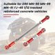 thumbnail image 5 of Metal Adjustable Steering Linkage Servo Link Pull Rod Turnbuckle for MN D90 D99 MN-90 FJ-45 1/12 RC, 5 of 5