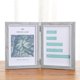 thumbnail image 1 of Marco de fotos plegable de combinación creativa de una pieza, decoración de dos piezas, triple 6, 7 y 8 pulgadas, marco de fotos de madera para estudio fotográfico, 1 of 5
