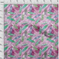 thumbnail image 4 of oneOone Polyester Spandex Medium Pink Fabric Beach Fabric For Sewing Printed Craft Fabric By The Yard 56 Inch Wide, 4 of 4