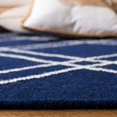 thumbnail image 5 of Safavieh Dhurries Navy Contemporary Rug - 9' x 12', 5 of 5