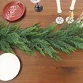 thumbnail image 6 of Guvpev 9FT Artificial Cedar Garland, Real Touch Christmas Pine Garland, Indoor & Outdoor Xmas Greenery Garlands for Holiday, Mantel, Table, Stairs, Fireplace, Porch, Wall, Christmas Decorations, 6 of 8