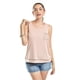 thumbnail image 1 of Blusa básica con bolsillo bordado Roman Fashion/Juvenil, 19222 (Rosa) rosa CH, 1 of 5