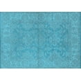 thumbnail image 1 of Ahgly Company Indoor Rectangle Oriental Light Blue Industrial Area Rugs, 2' x 3', 1 of 4