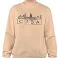 thumbnail image 2 of Skyline Cuba Sweatshirt Unisex X-Large Sand, 2 of 5