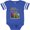 Football Blue and White, variant on Inktastic Hello Chicago Skyline Pizza Boys or Girls Baby Bodysuit