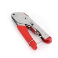 thumbnail image 4 of Compression Stripper Tool Coaxial F-Type Crimper + 10PCS RG6 Crimp Connectors, 4 of 12
