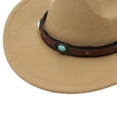 thumbnail image 3 of TAmten Western Cowboy Hat for Kids Classic Roll Up Hat Boys Girl(Beige,3-8 Years), 3 of 4