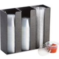 thumbnail image 1 of Cal Mil 278-3 Lid & Ramekin Dispenser - Medium - Black, 1 of 3