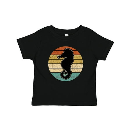

Inktastic Seahorse Retro Sunset Gift Baby Boy or Baby Girl T-Shirt