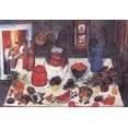 thumbnail image 2 of Unknown 14x11 White Modern Wood Framed Museum Art Print Titled - Set the Table, 2 of 4