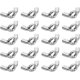 thumbnail image 1 of Tuercas para alimentos M6 mariposa acero apretar carbono 20 por ciento esquí esquí Gafas de esquí, 1 of 3