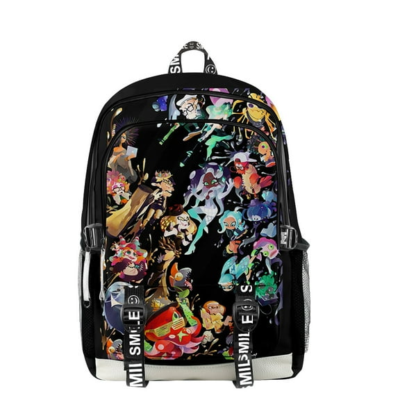 MNHFKGP Splatoon 3D Print Fashion Casual School Bags Cosplay Backpack Kawaii Teenagers Bookbag