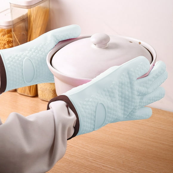One Baking Gloves Kitchen Insulation Gloves Left And Right Hand Use Withstand High Temperature Soft Can Be Used For A Long And Easy To Clean