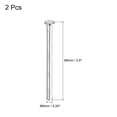 thumbnail image 2 of Uxcell 2pcs 3.5 Inch Pasadores de Bisagra de Puerta, Bisagra Interior Cepillada Removible, Plata, 2 of 5