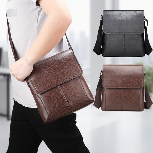 Lightweight Crossbody Bag for Women - Textured Leather Shoulder Bag with Adjustable Strap, Spacious Travel & Work Purse