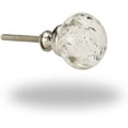 thumbnail image 4 of ﻿Perilla Home Set of 6 Crystal Knobs Decorative Glass Knobs for Home Kitchen Cabinet Vintage Hardware Cupboard Door Dresser Wardrobe Drawer Pulls (Clear), 4 of 5