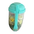 thumbnail image 2 of Taza de Ensalada, Limpieza Fácil Apariencia multifuncional única de 1000 ml de Capacidad Portátil de desayuno vegetal para deicina para oficina, 2 of 7