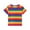 Multicolour, variant on Xudanell Boys T-Shirts Boys Beach Shirt Funny Cartoon Print Kids Tops Childs Stripe Short Sleeve Tops Comfortable Soft Fashionable Short Sleeves