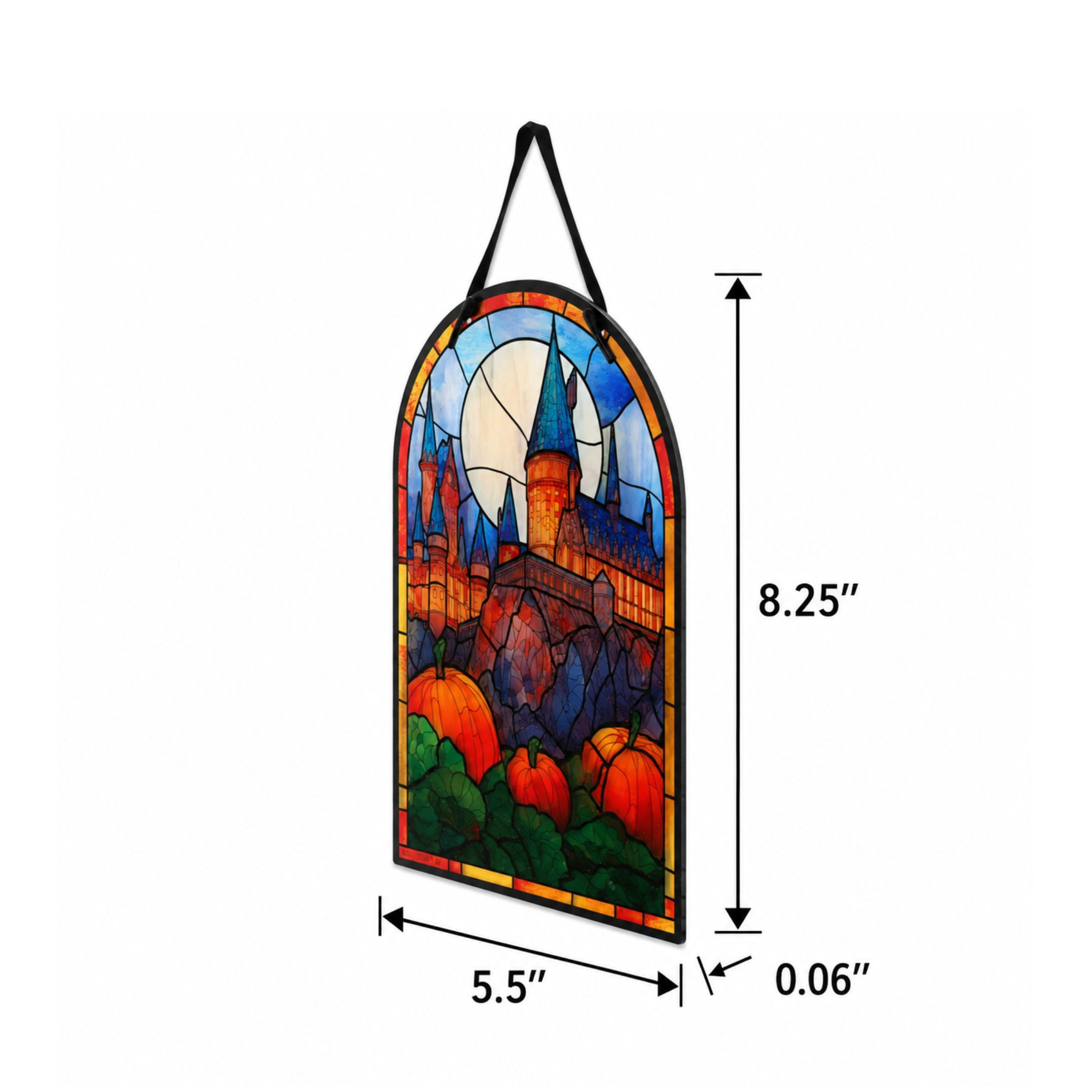Harry Potter Hogwarts Halloween Die-Cut Acrylic Wall Decor