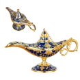 thumbnail image 1 of Aladdin's Magic Lamp Ornaments Collectable Rare Classic Arabian Props Suitable for Birthday Party Gift, 1 of 5
