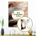 thumbnail image 3 of Designart "Contemporary Forms Rose Gold and Pink II" Abstract Mirror Wall Decor - Modern Gold Abstract Large Printed Mirror Wall Decor For Bedroom - 32" x 24" Inch, 3 of 5