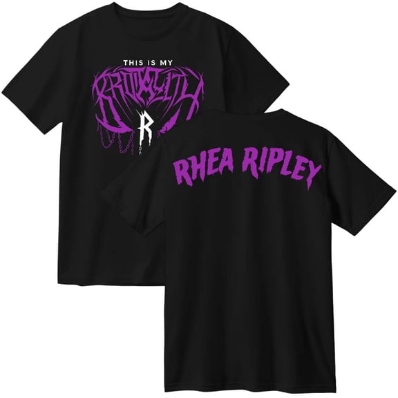 Rhea Ripley Merch Cotton T-Shirt Women Men Fashion Crewneck Short Sleeve Tee