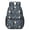 Blue, variant on Boston Terrier and Dog Paw Print Blue 17" School Backpacks for Teens,Waterproof Oxford Fabric,S-Shape Padded Straps for School,Travel,Hiking,Camping