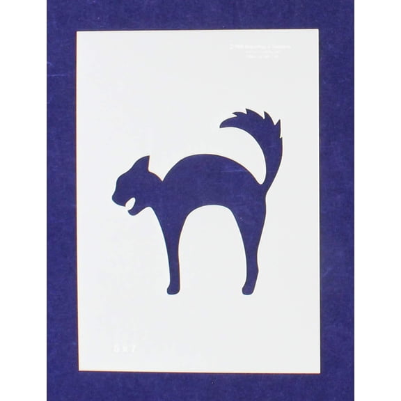 Parent Stencil Halloween Cat