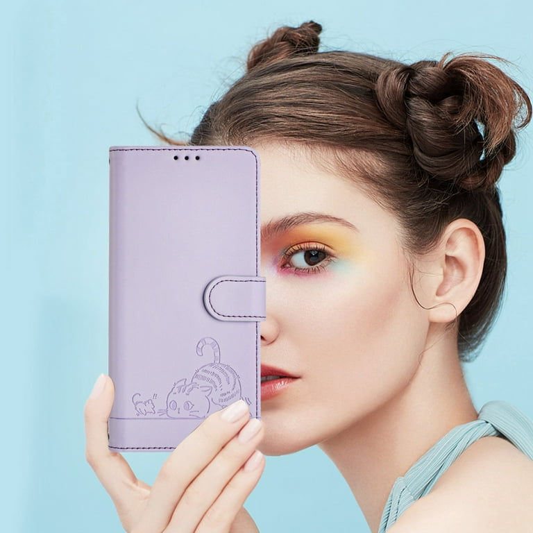 SEAHAI Cover Per Motorola RAZR 40 Ultra Cover, Premium Pelle TPU