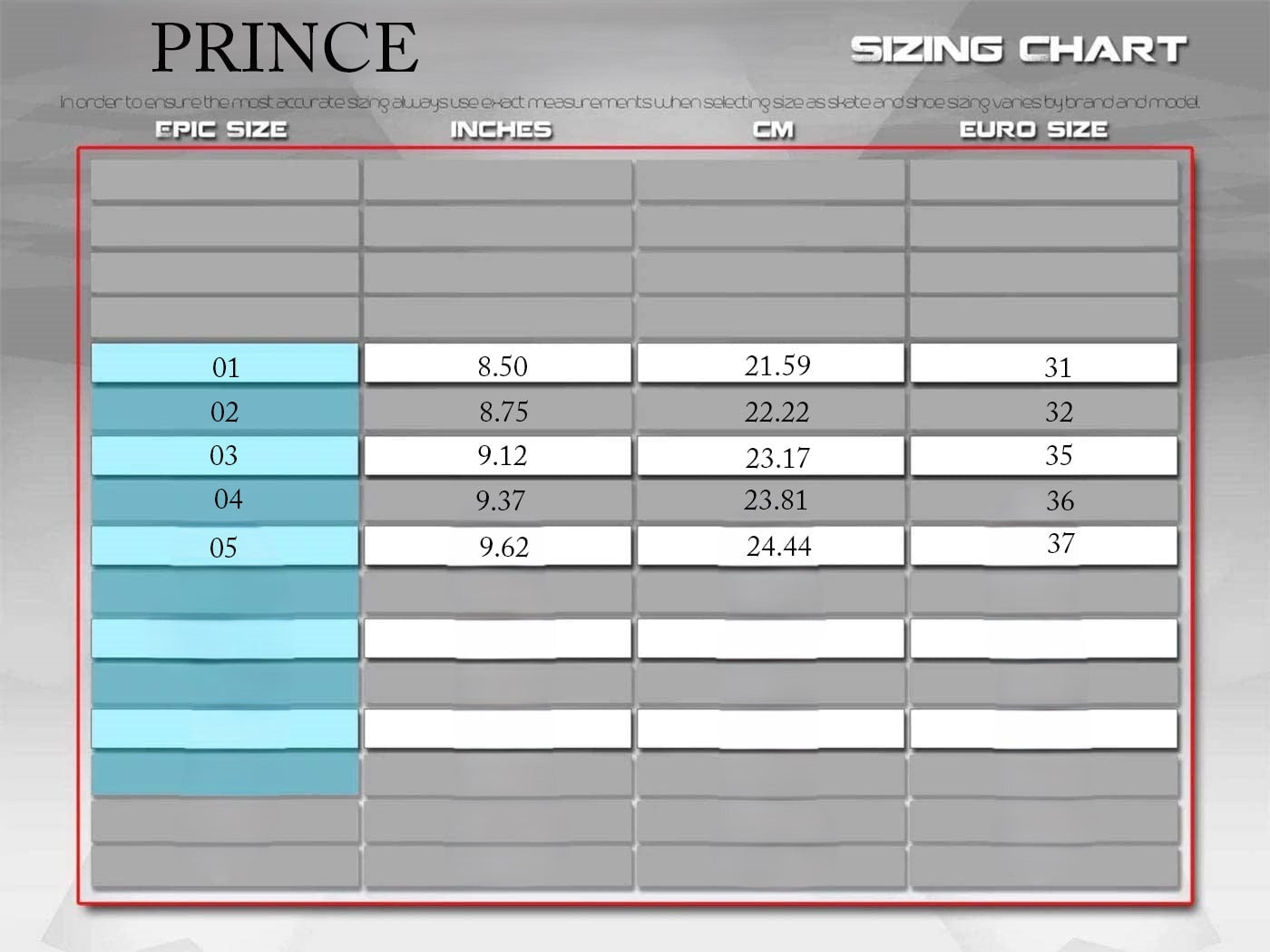 Epic Prince Quad Roller Skates