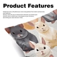 thumbnail image 2 of Animal Luxurious Velvet Pillows Covers Set of 2 for Throw Pillow or Bed Pillow, Unique Patterns, 16x16 18x18 20x20 Inches,for Various Occasions, 2 of 6
