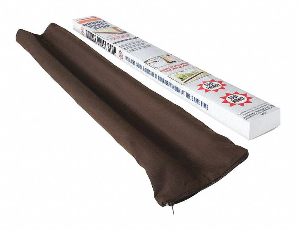 Frost King Double Draft Stop,Fabric,Brown DDS1 DDS1 ZOG2416779