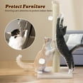 thumbnail image 6 of 36 Inch Tall Cat Scratching Post – Sisal Cat Scratcher for Indoor Cats, Large Vertical Scratch Post, Sturdy Cat Scratch Pole Tower, Modern Cat Furniture for Kittens & Adults (Beige), 6 of 9