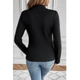 thumbnail image 3 of FOLUNSI Chic Mock Neck Thermal Tees - S-XL, Cozy Style!, 3 of 8