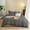 Dark Grey, variant on 1000-TC Heavy Egyptian Cotton 3-Piece Duvet Cover Set with 3-Sided Zipper Closure - OverSize King ( 98" x 120" ) Inches, (White)