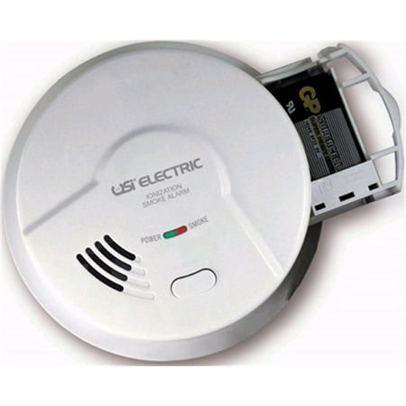 USI Electric Hardwired Ionization Smoke and Fire Alarm with Battery Backup (5304)