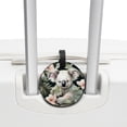 thumbnail image 3 of Koala Set of 2pcs PU Leather Round Suitcase Tags with Privacy Cover and Name ID Tag - Ideal for Travel Luggage, Handbags, Backpacks, School Bags, 3 of 6