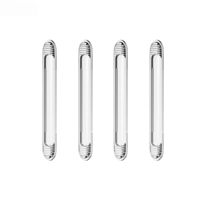 Topes de goma transparentes para puertas de gabinete Xuenair, protector de pared (4)