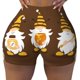 thumbnail image 2 of Fotbe Gnomes With Honey Shorts Sin Costuras – Shorts Deportivos de Cintura Alta para Mujer, Elásticos para Gimnasio, Yoga, Running o Ciclismo-Small, 2 of 8
