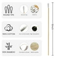 thumbnail image 2 of PINGMIC Cleaning Essentials Lint-Free, Durable Long Cotton Swabs with Bamboo Handle, 1000 Count, 2 of 6