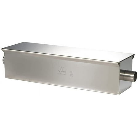 Martellato 30TC51F Heavy Stainless Steel Loaf Mold 30.4 Ounce with Tubular Center to Fill Cake After Baking