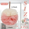 thumbnail image 2 of Carrie Joe Bath Loofah Sponge Back Scrubber Shower Sponge Soft Mesh Exfoliator Pouf Shower Ball Bath Sponges for Women and Men Bath Accessories (4Pcs 50g Dual Color), 2 of 7