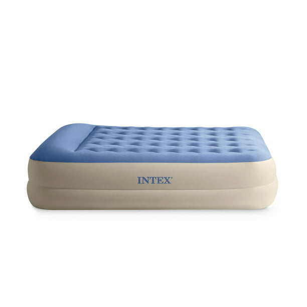 Intex 18" DuraBeam Raised Pillow Rest Airbed Mattress Without PumpFull