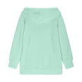 thumbnail image 5 of Yutgune Girls' Plush Fleece Hoodie, Solid Long Sleeve Warm Pullover Sweatshirt with Pocket, Sizes 4-13 Years, 5 of 9