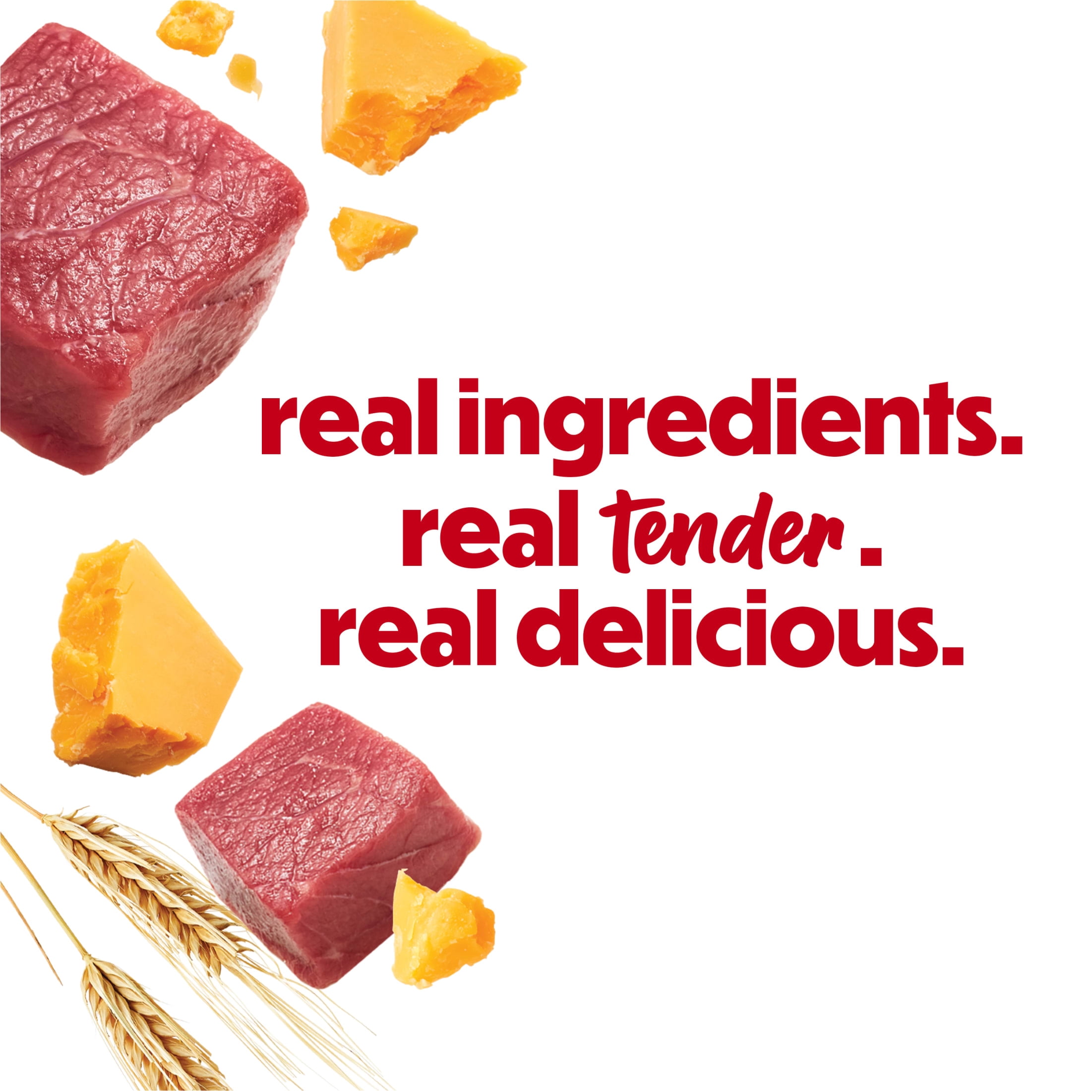 Purina Beneful Baked Delights Hugs with Real Beef and Cheese Oven Baked Dog Treats, 8.5 oz Pouch